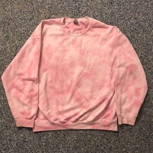 Pink Tie Dye Hazel Boutique Crewneck